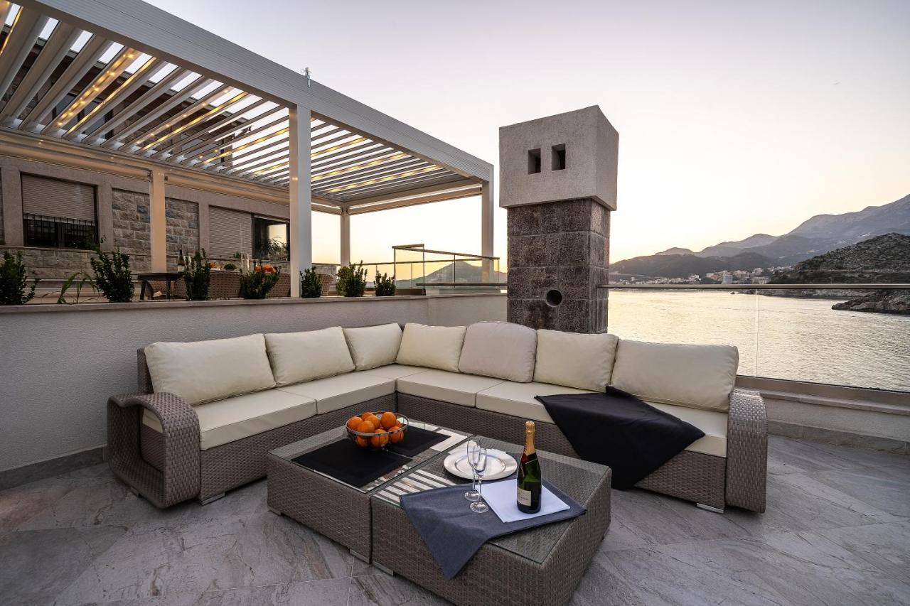 Blanche Cliff Apartments Sveti Stefan Luaran gambar