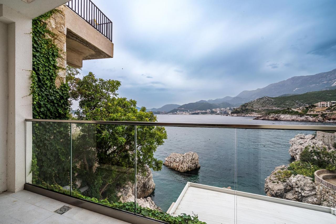 Blanche Cliff Apartments Sveti Stefan Luaran gambar