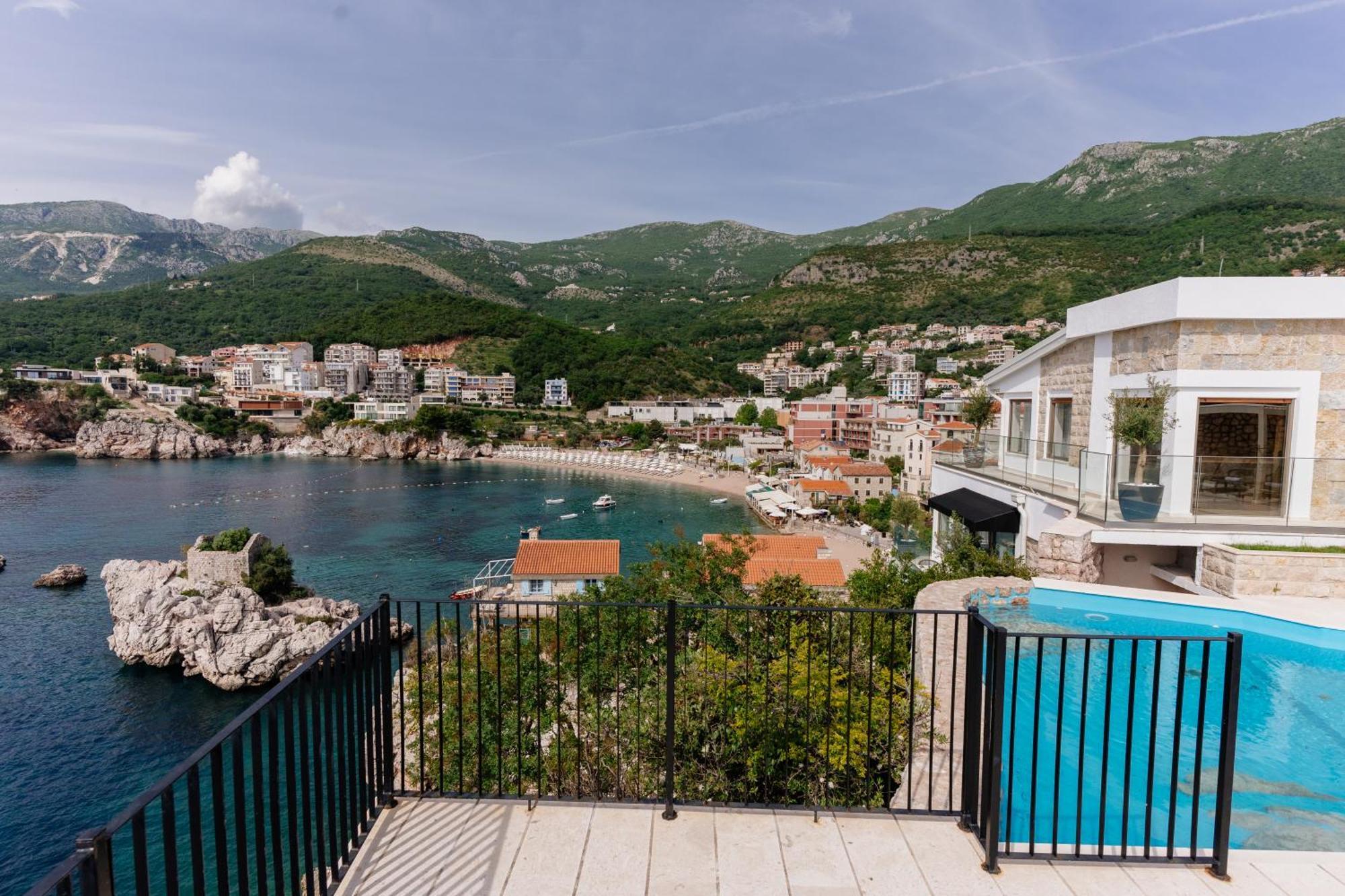 Blanche Cliff Apartments Sveti Stefan Luaran gambar