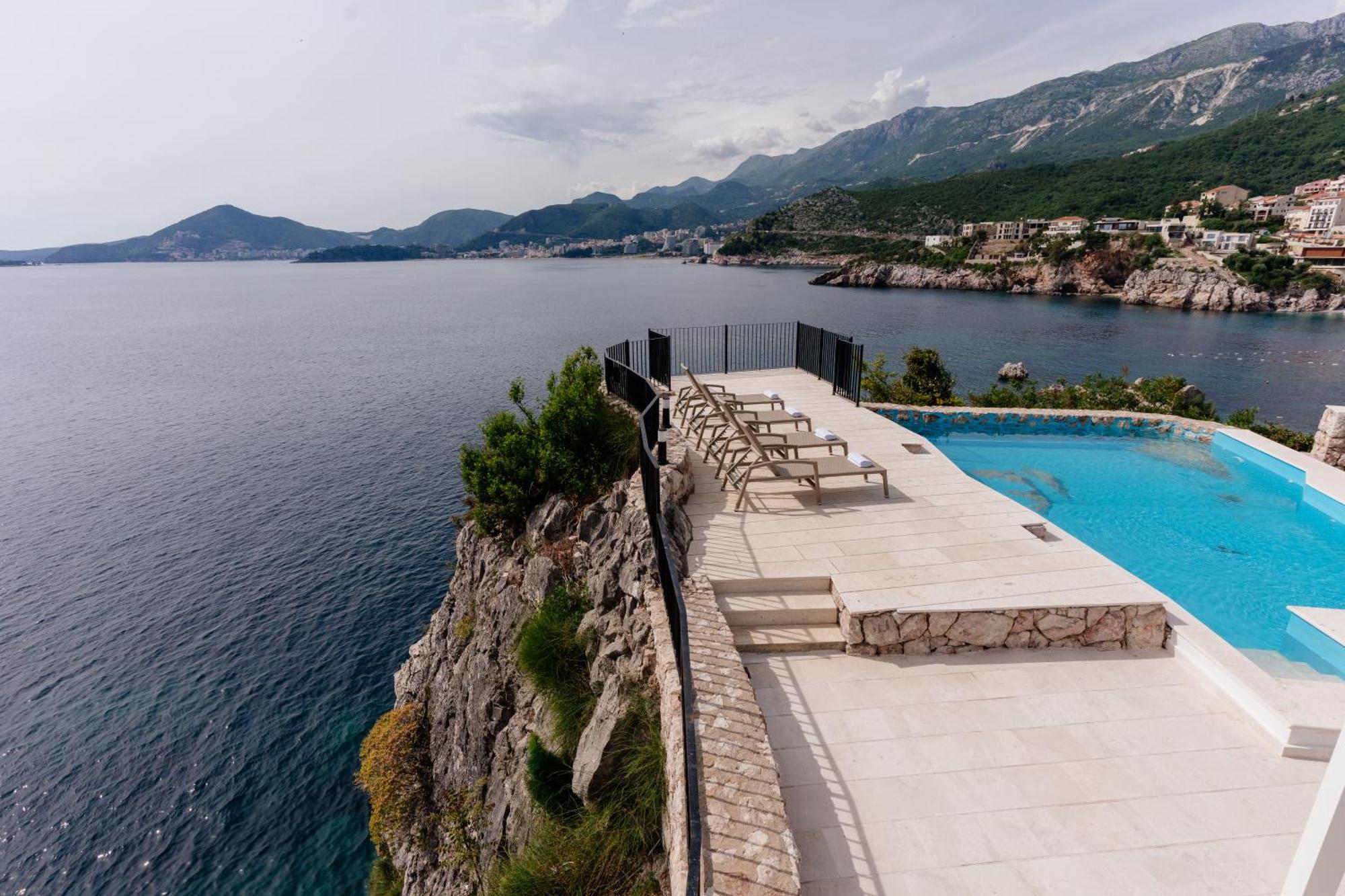 Blanche Cliff Apartments Sveti Stefan Luaran gambar