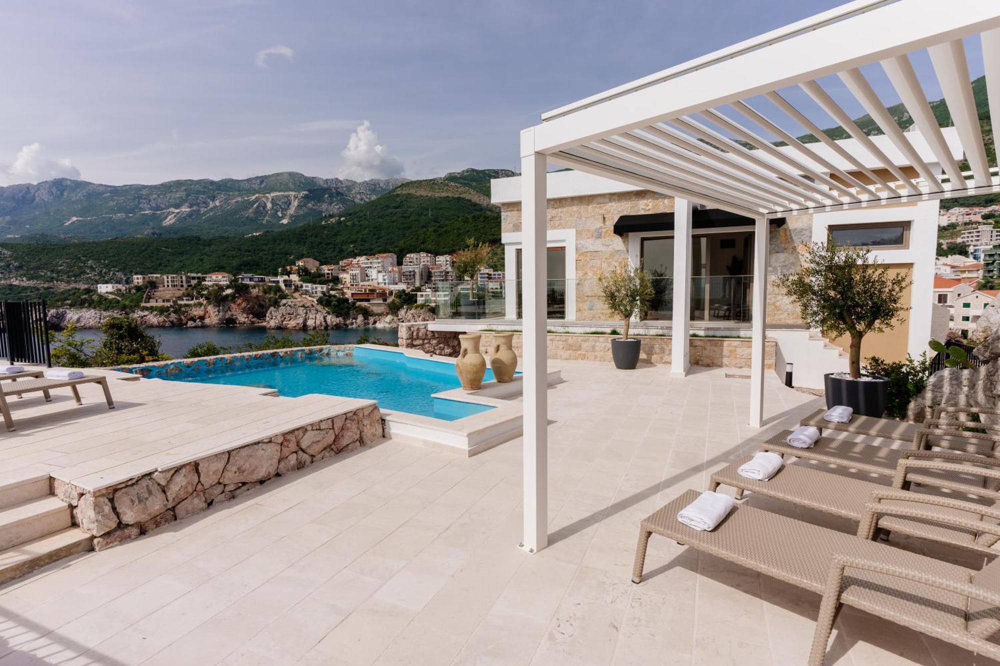 Blanche Cliff Apartments Sveti Stefan Luaran gambar