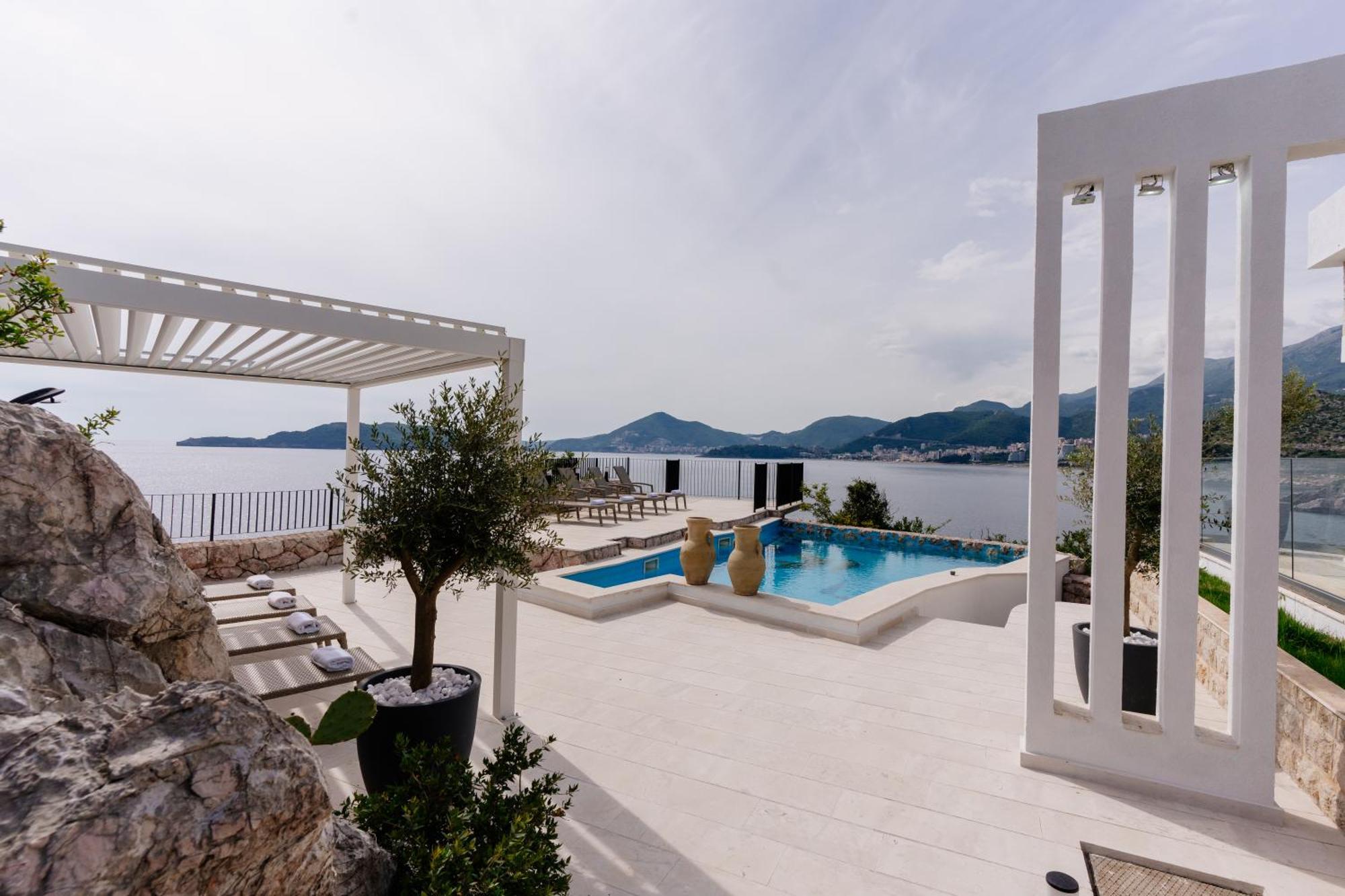 Blanche Cliff Apartments Sveti Stefan Luaran gambar