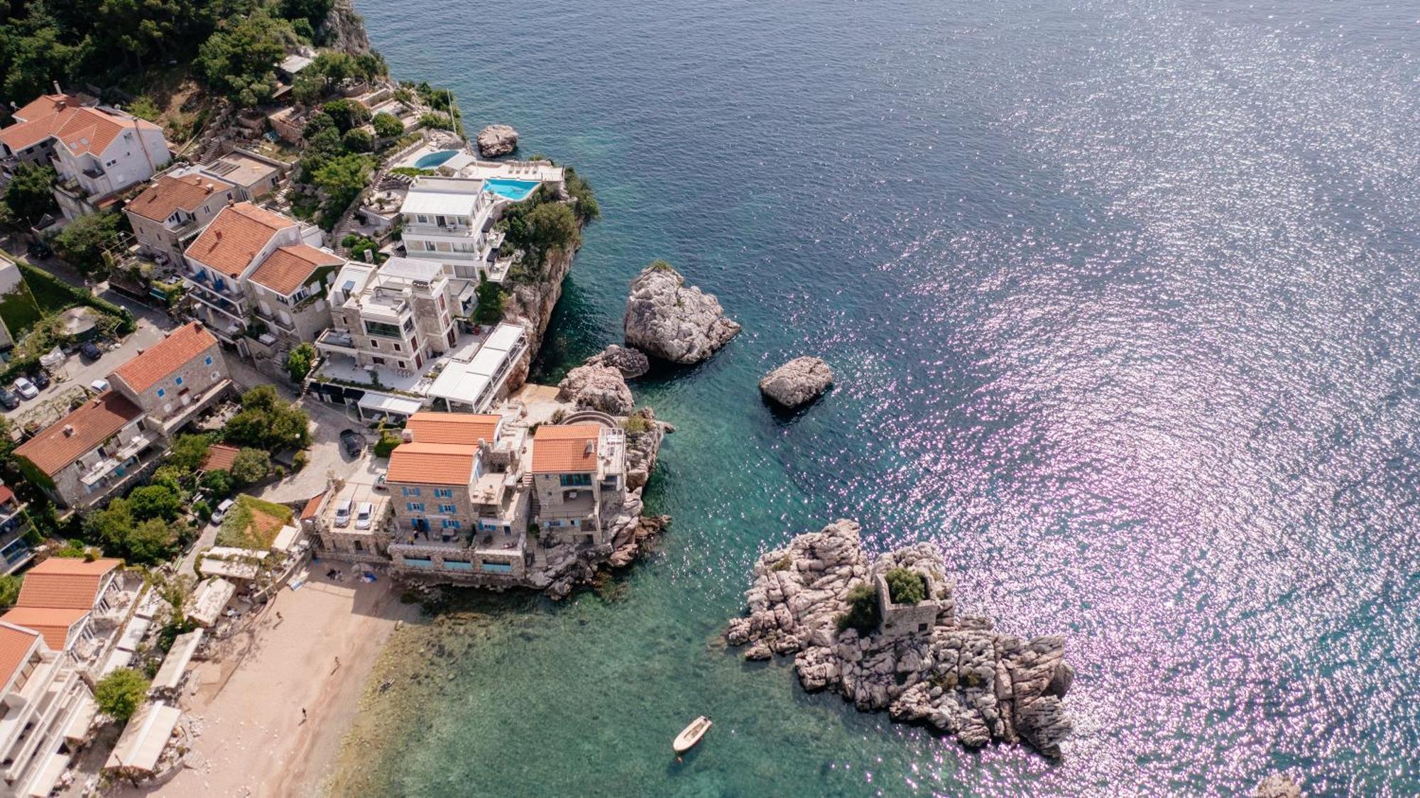 Blanche Cliff Apartments Sveti Stefan Luaran gambar