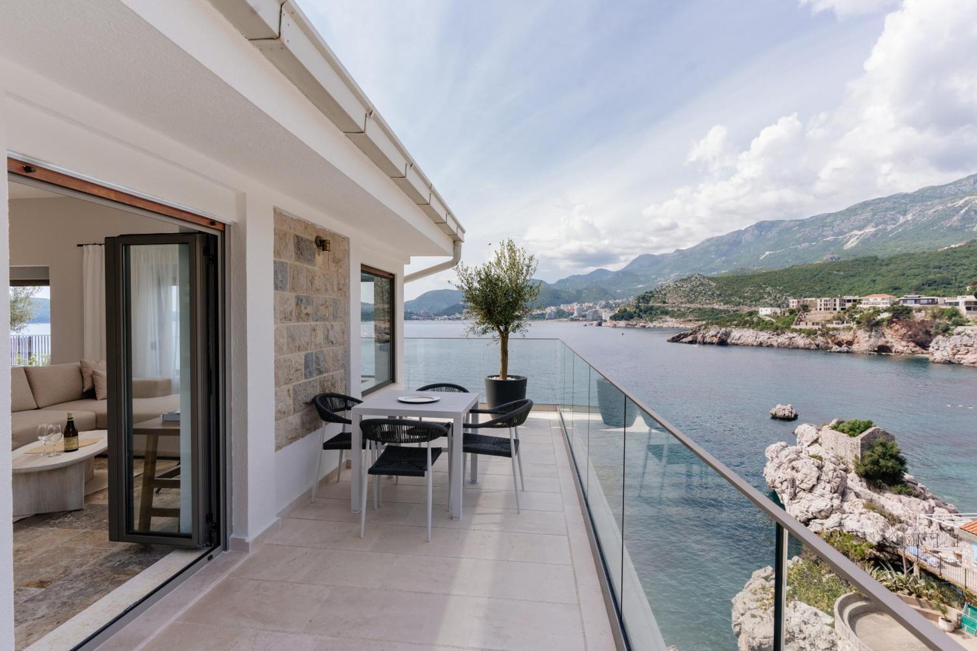 Blanche Cliff Apartments Sveti Stefan Luaran gambar