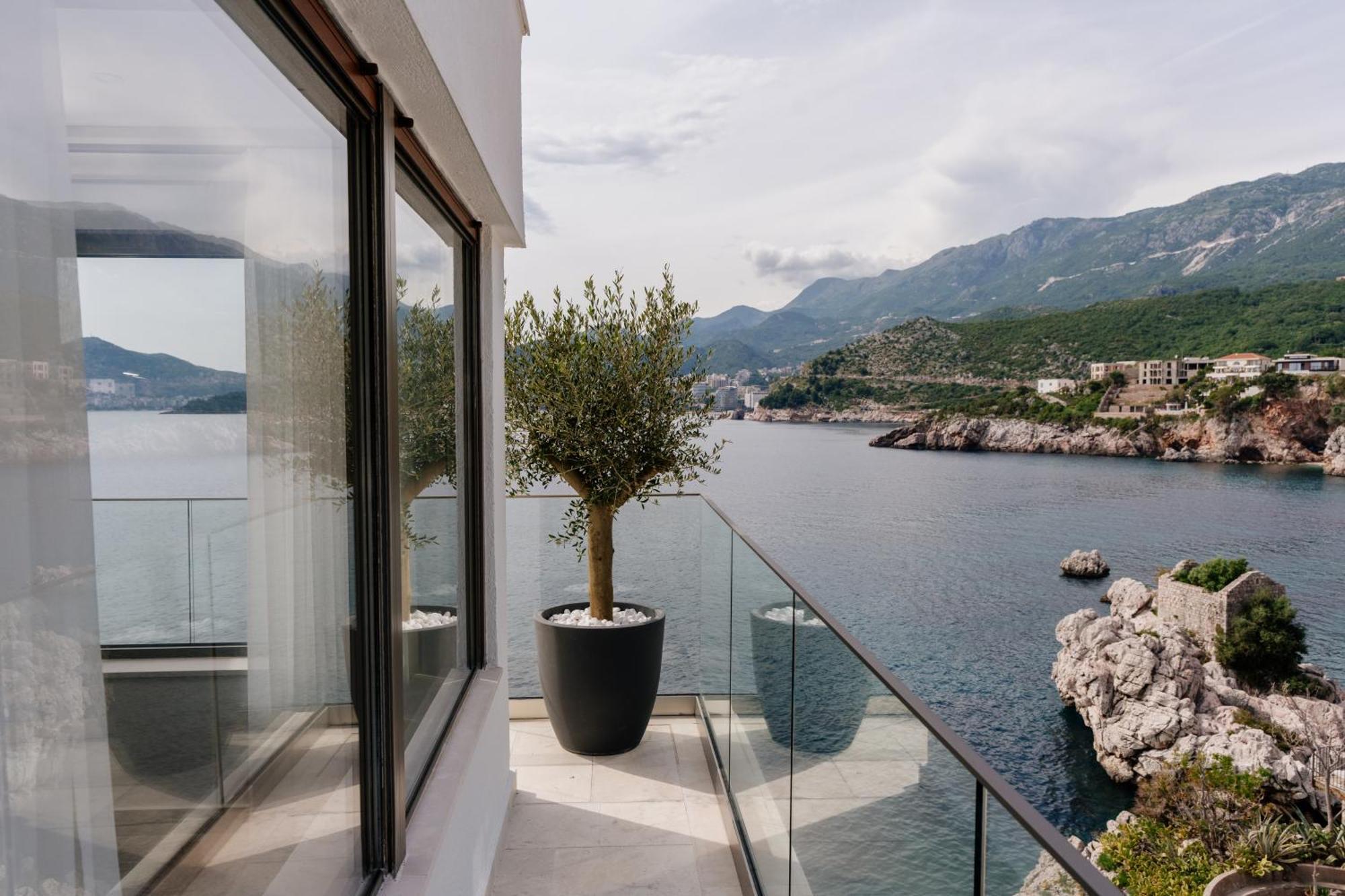 Blanche Cliff Apartments Sveti Stefan Luaran gambar