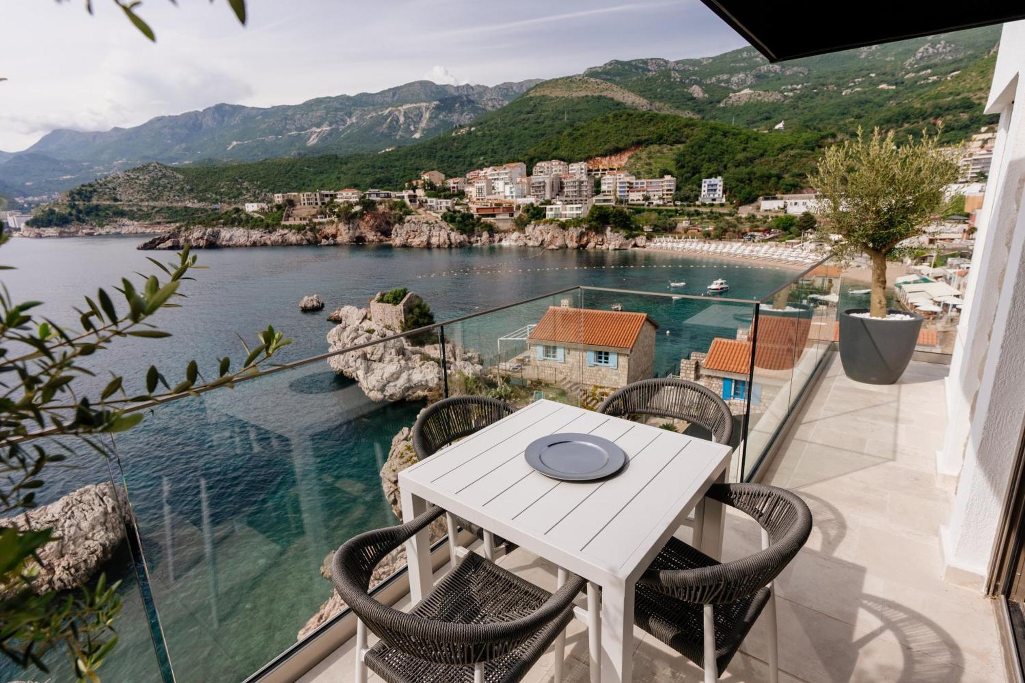 Blanche Cliff Apartments Sveti Stefan Luaran gambar
