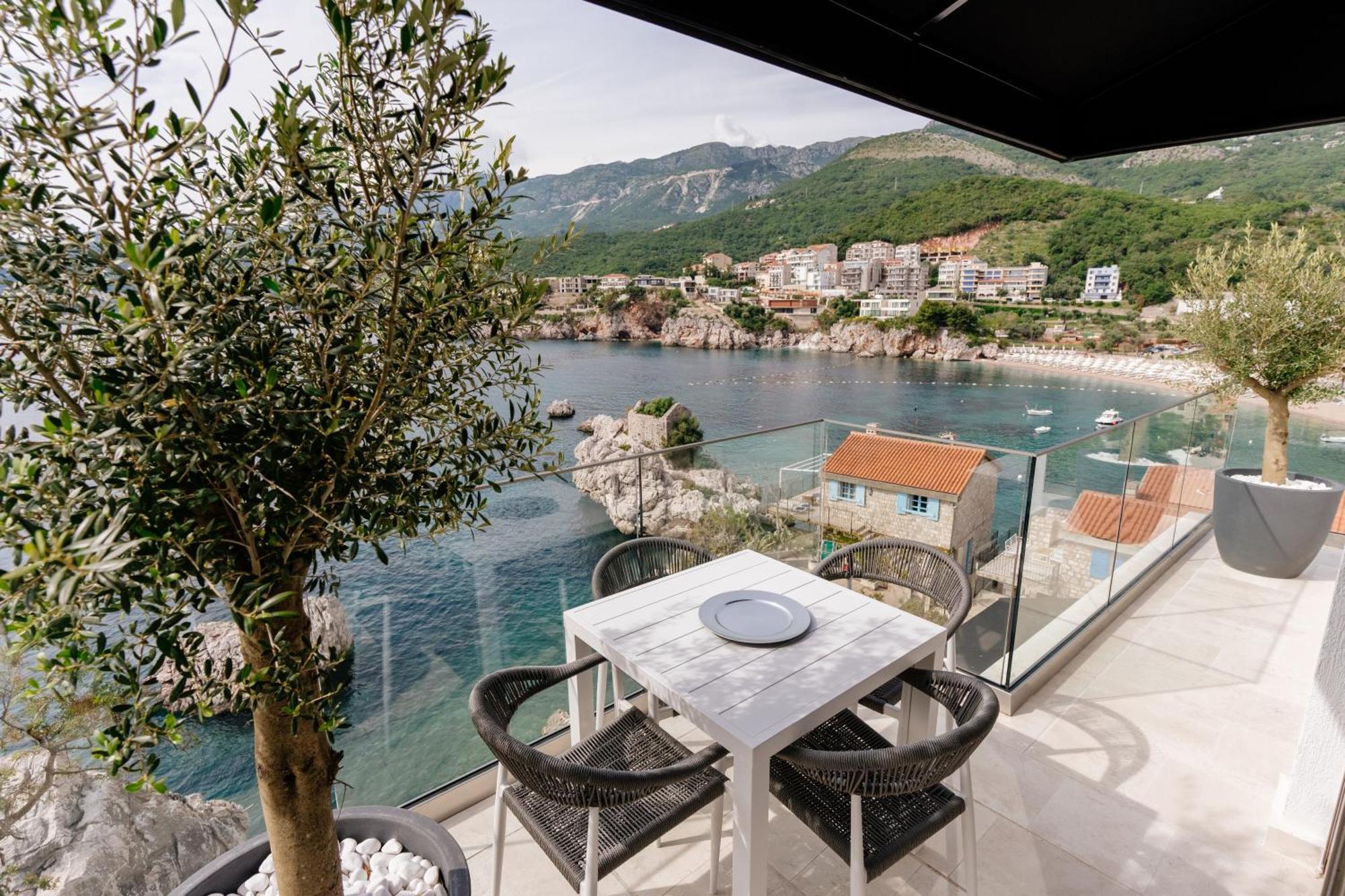 Blanche Cliff Apartments Sveti Stefan Luaran gambar