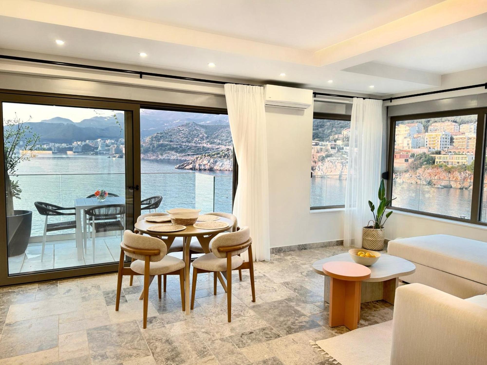 Blanche Cliff Apartments Sveti Stefan Luaran gambar