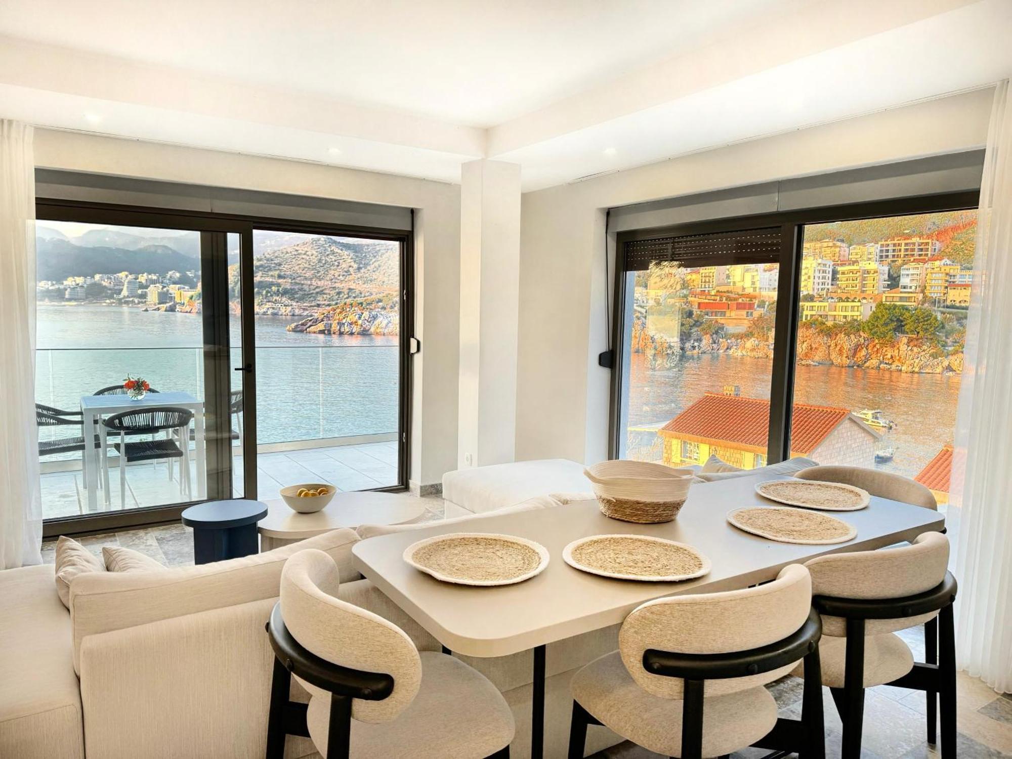 Blanche Cliff Apartments Sveti Stefan Luaran gambar