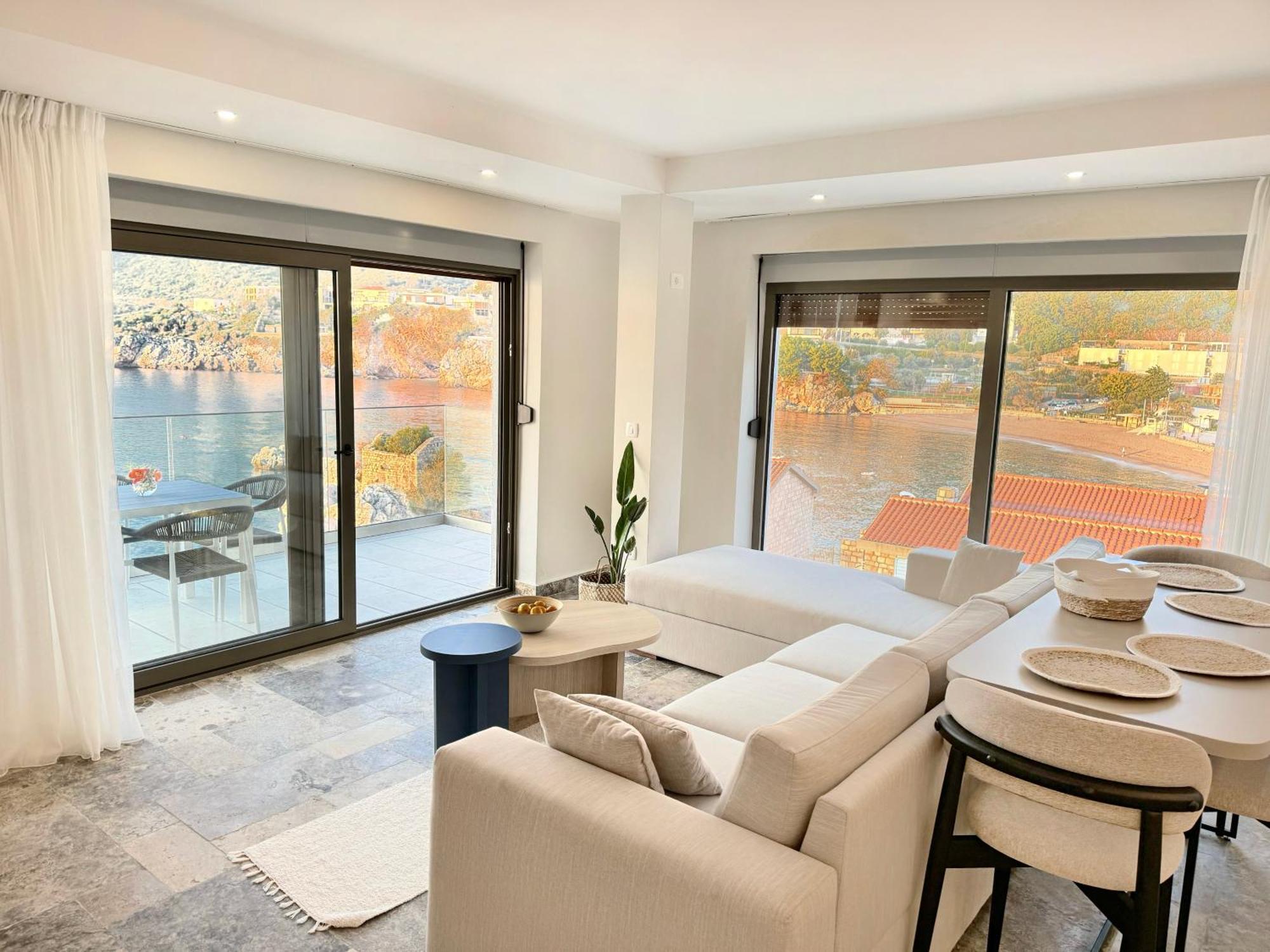 Blanche Cliff Apartments Sveti Stefan Luaran gambar